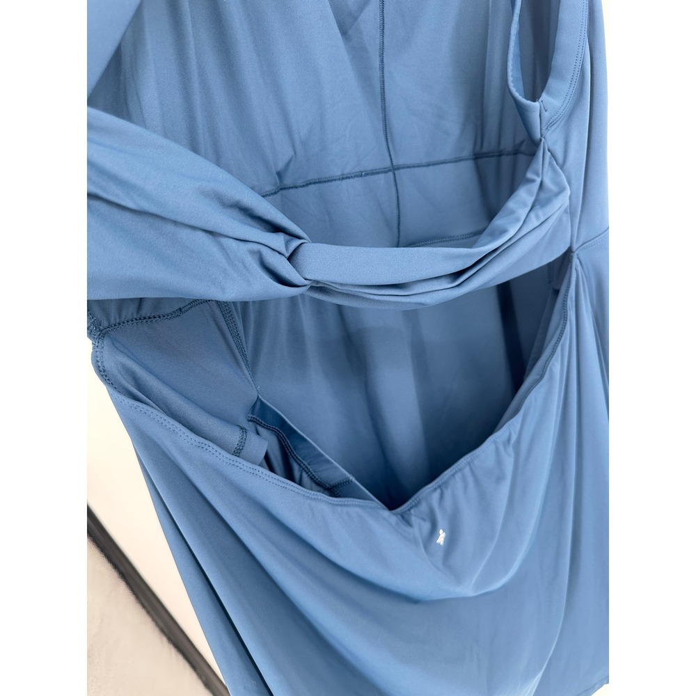 Halara Dress Women 3X Blue Open Back Built In Shorts Activewear Athleisure - Picture 6 of 9